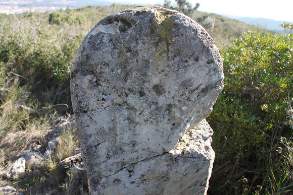 Pedra encarada a Albinyana
